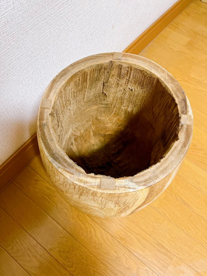 高級　無垢材 スツール 椅子 花台 チェア ベンチ 丸太スツール ナチュラル