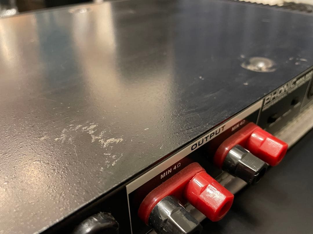 PHONIC MAX 500 パワーアンプ 動作品