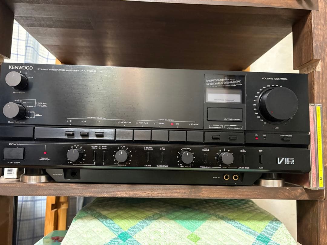 ケンウッドプリメインアンプＫＡ－１１００Ｄ