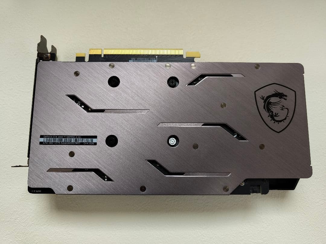 グラフィックボード・グラボ・ビデオカード MSI GeForce GTX 1660 Ti GAMING X6G
