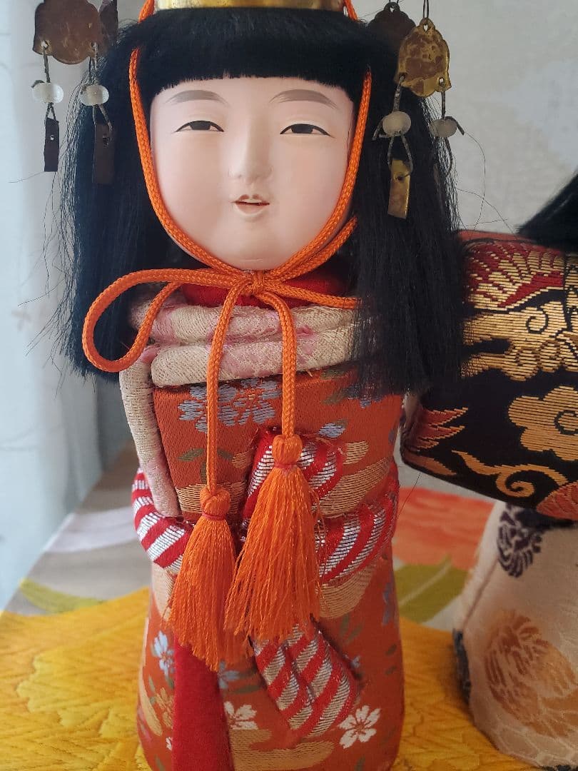 日本人形 お雛様 かいらしいお顔