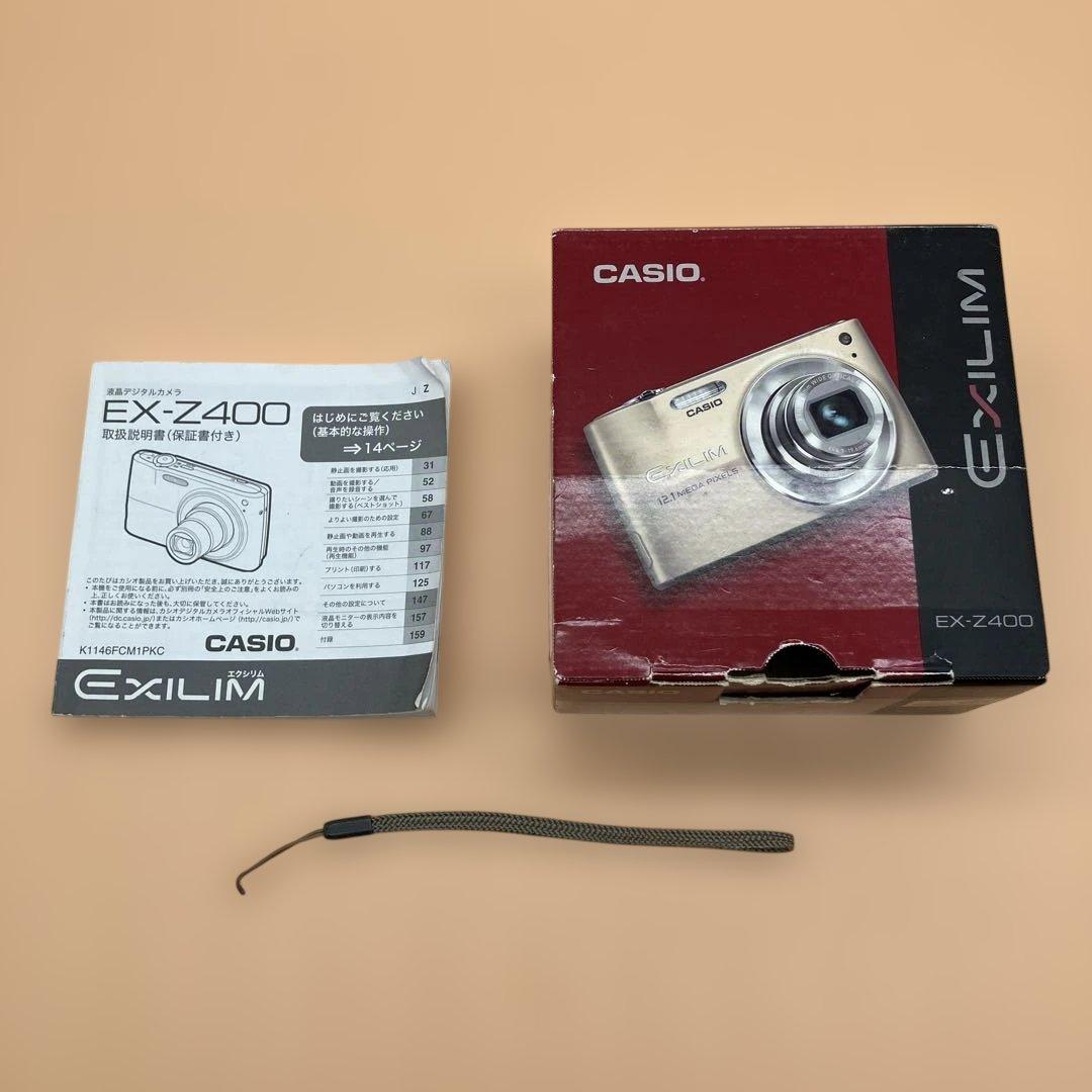【動作良好】CASIO EXILIM EX-Z400 コンパクトデジタルカメラ