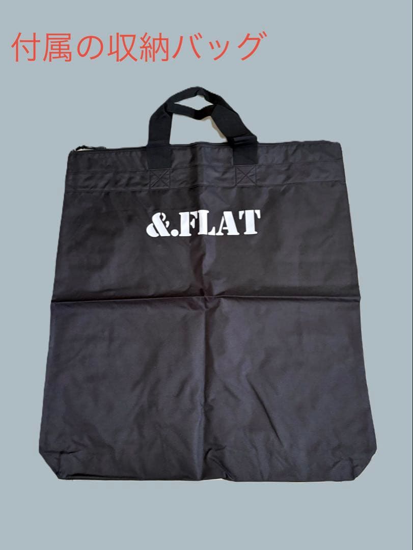 アンドフラット&FLATホワイトメタリック折り畳キャリーFL14-4-00001