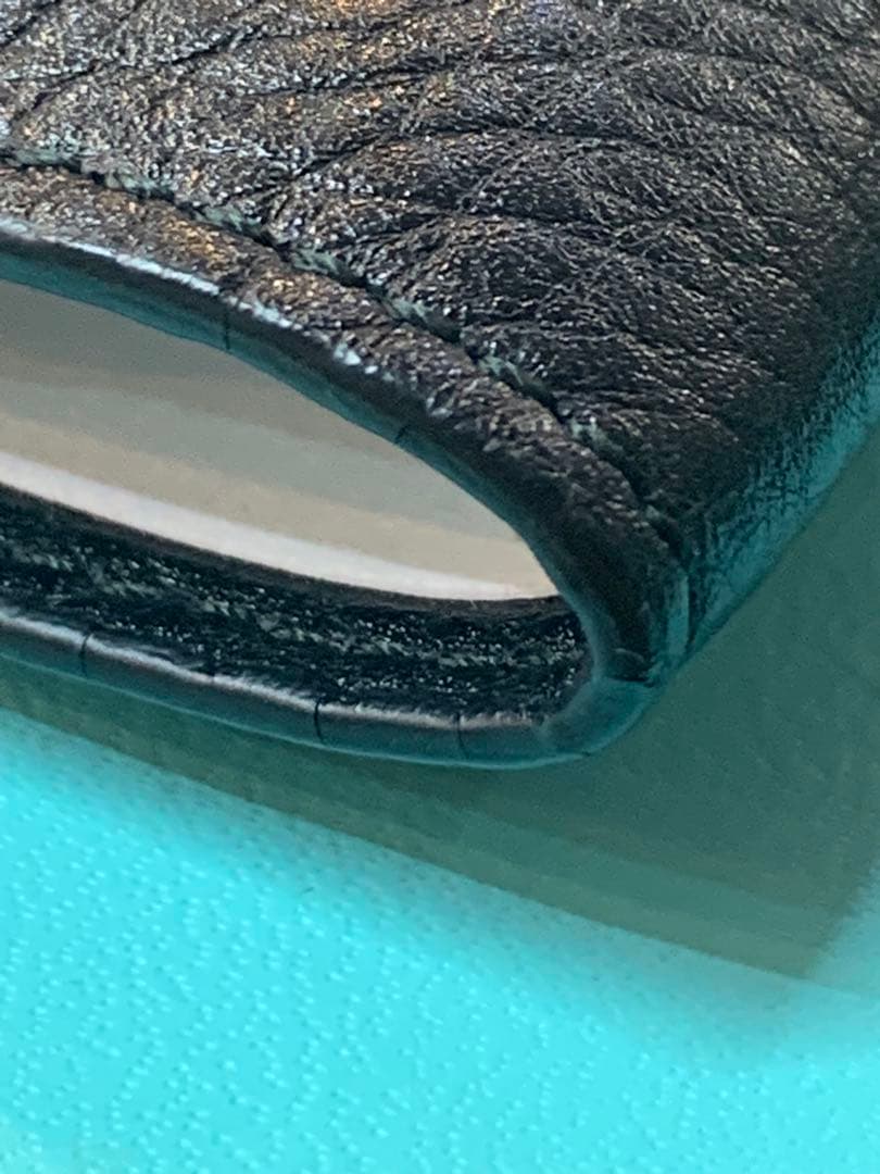 美品 TIFFANY&Co. ティファニー レザー パスポートケース 手帳カバー
