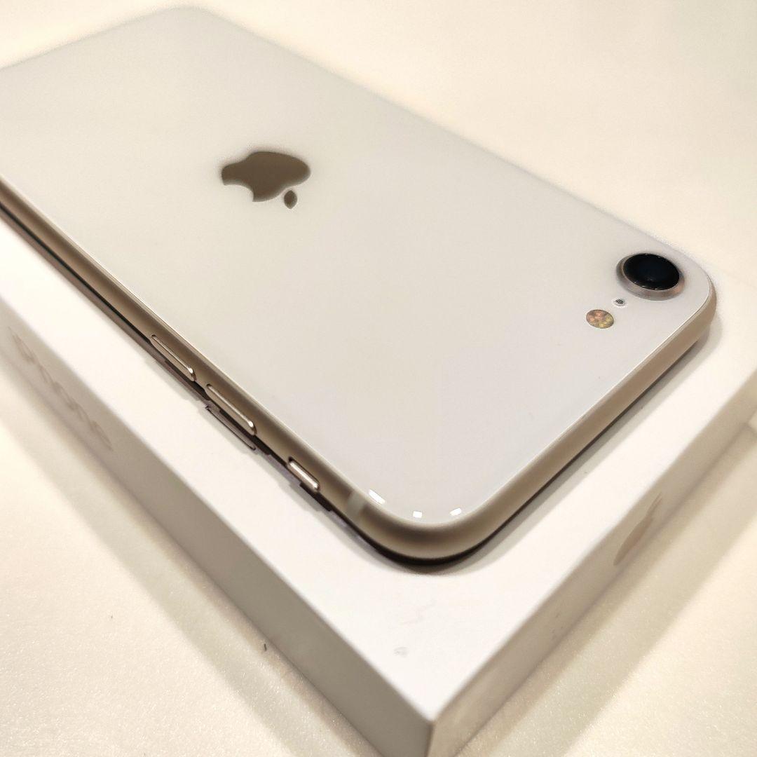 【バッテリー91%】 iPhone SE 第3世代 スターライト 白 64GB