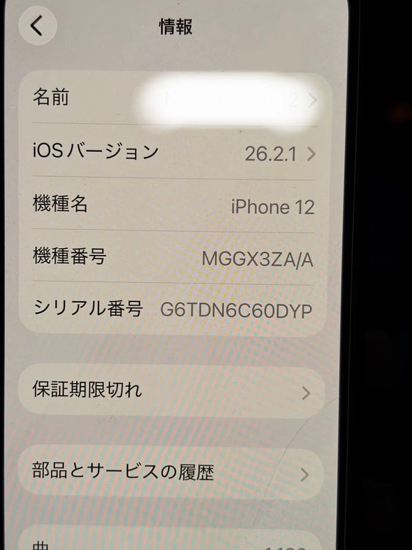 海外製Apple iPhone 12 本体 青　128GB