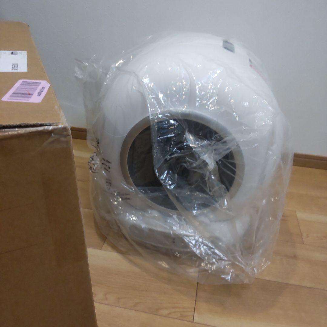 最終値下げ。新品未使用　小型自動クリーニング猫用トイレ 丸型 ホワイト
