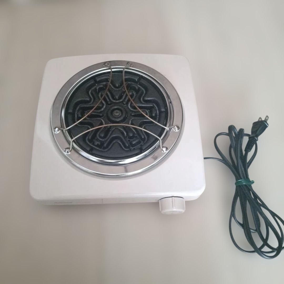 希少品レトロNational 電気コンロ 円形ヒーター