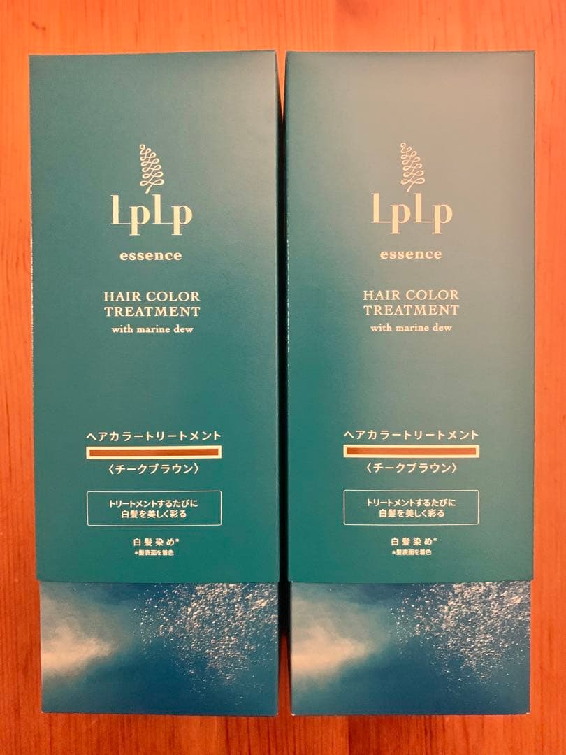 LPLPルプルプ ヘアカラートリートメント白髪染め チークブラウン×2