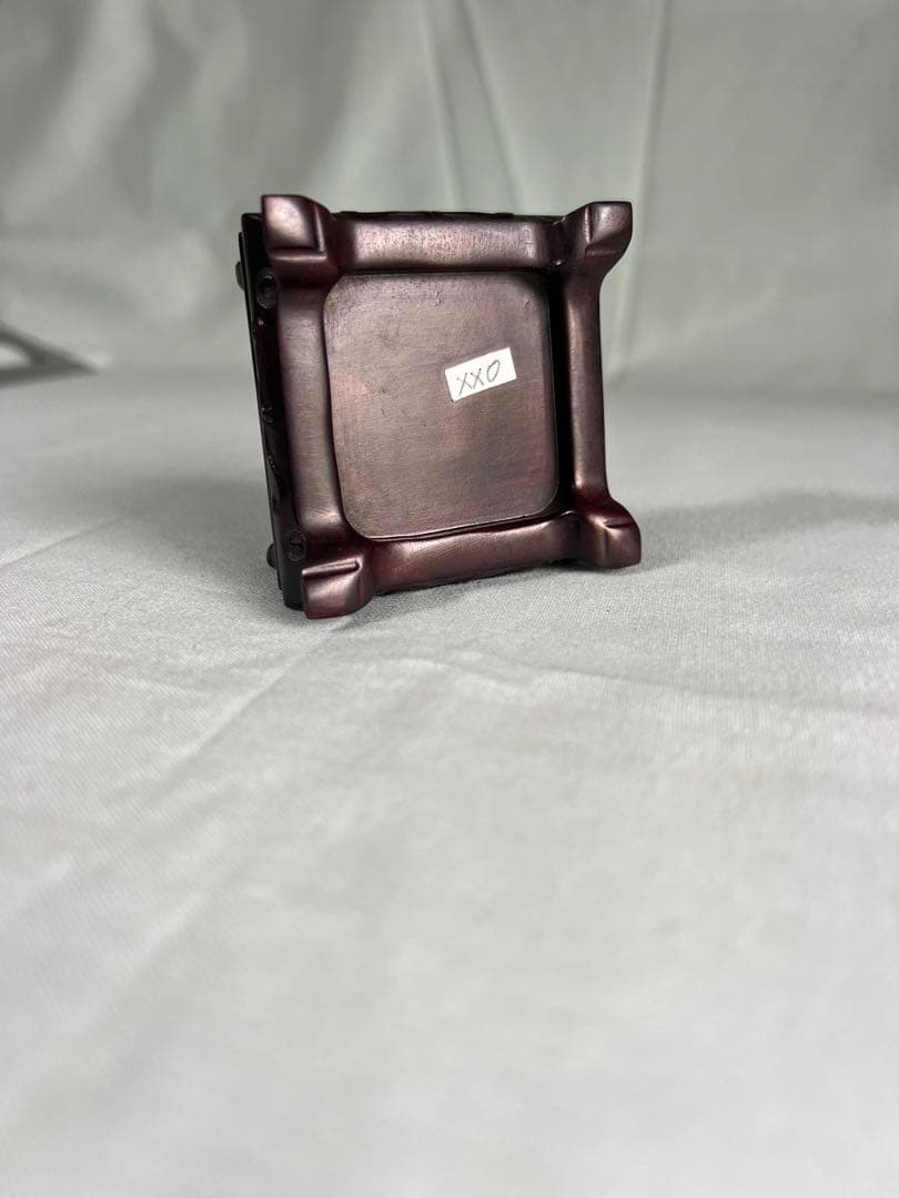 木製 唐木 花台 飾り台 唐木風 インテリア H-3.5cm