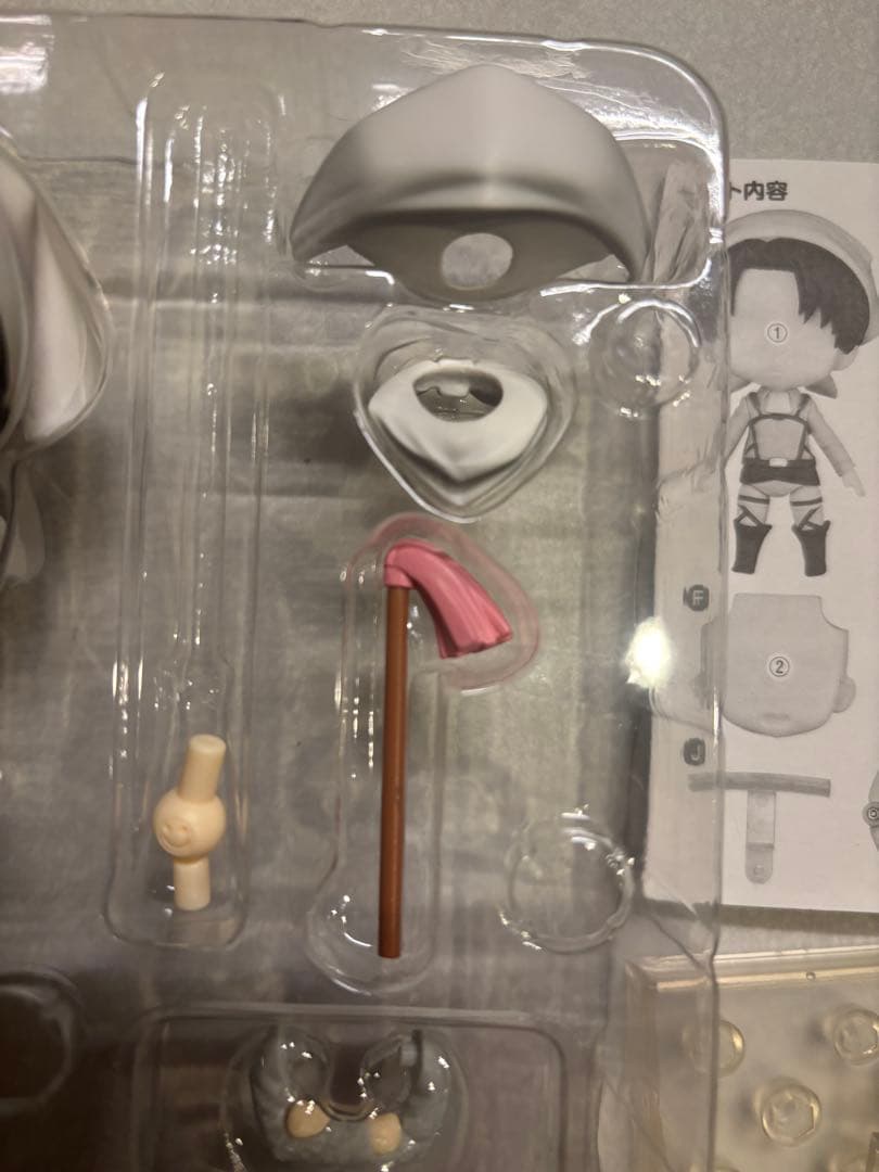 進撃の巨人　リヴァイ　ねんどろいど　417 お掃除Ver.