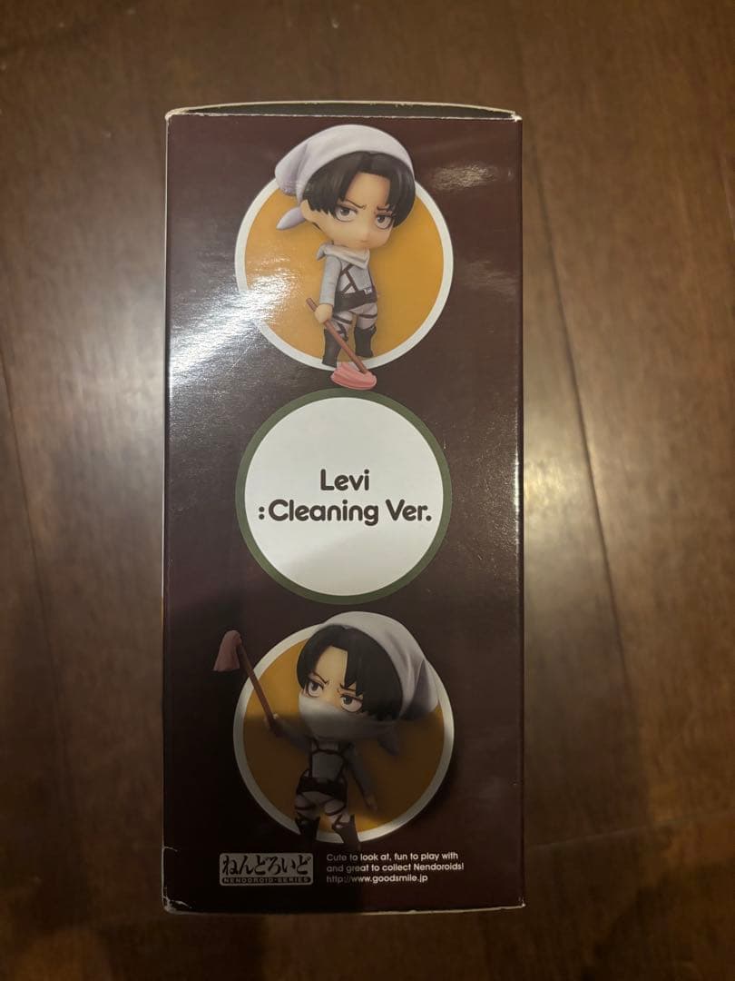進撃の巨人　リヴァイ　ねんどろいど　417 お掃除Ver.