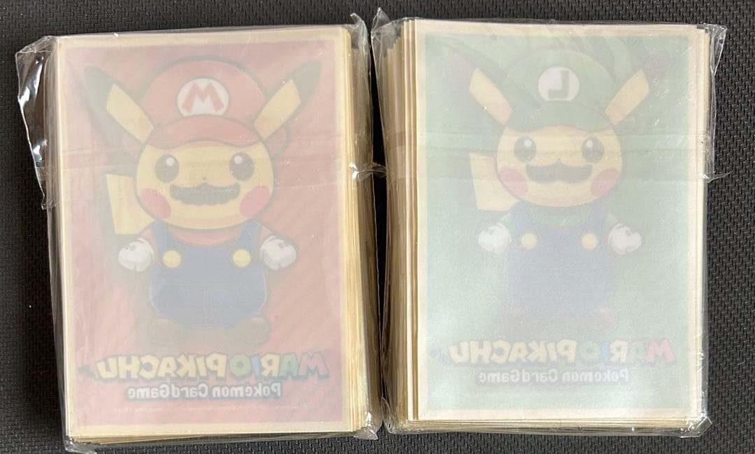 ポケモンカードゲーム　デッキシールド マリオピカチュウ ルイージピカチュウ