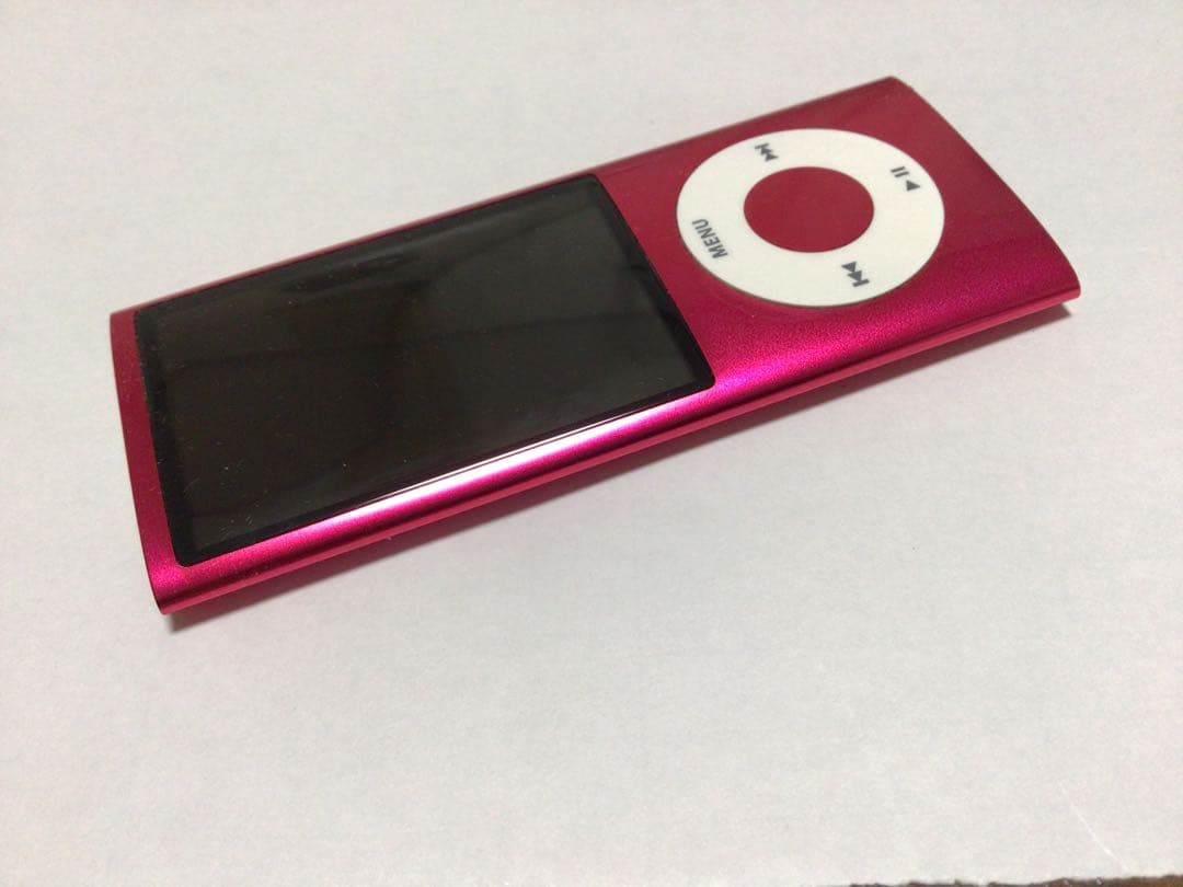 iPod nano 5世代16GBピンクno.244バッテリー交換済作動品