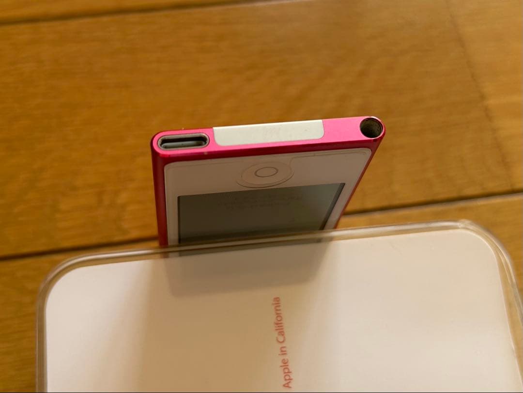 (美品)Apple iPod nano 第7世代 16GB ピンク イヤフォン