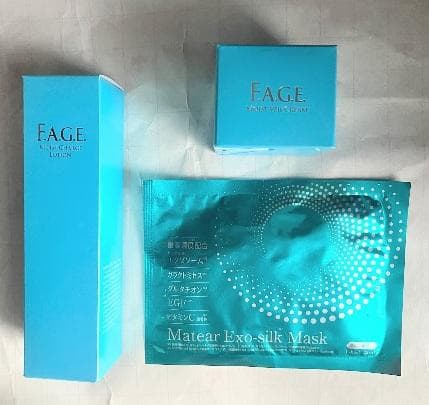 ☆F.A.G.E☆保湿化粧水＆保湿クリーム《新品未使用》エクゾソームMASK付