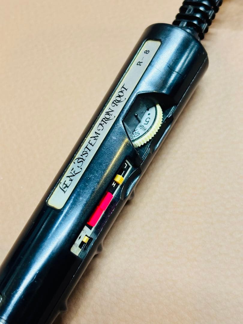 超美品　LENZ Ｒ-8 元巻きレンツ丸アイロン　理容アイロン