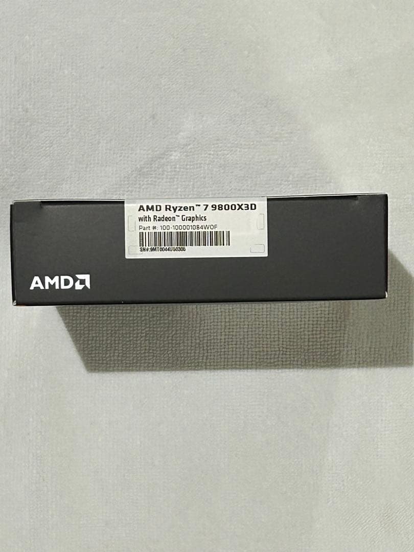 【未開封品】AMD Ryzen 7 9800X3D CPU