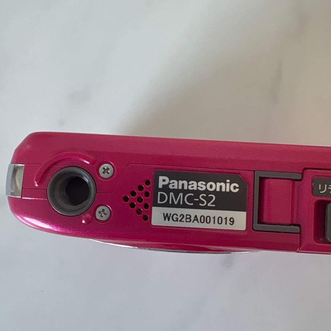 【美品】Panasonic LUMIX DMC-S2 ピンク デジタルカメラ
