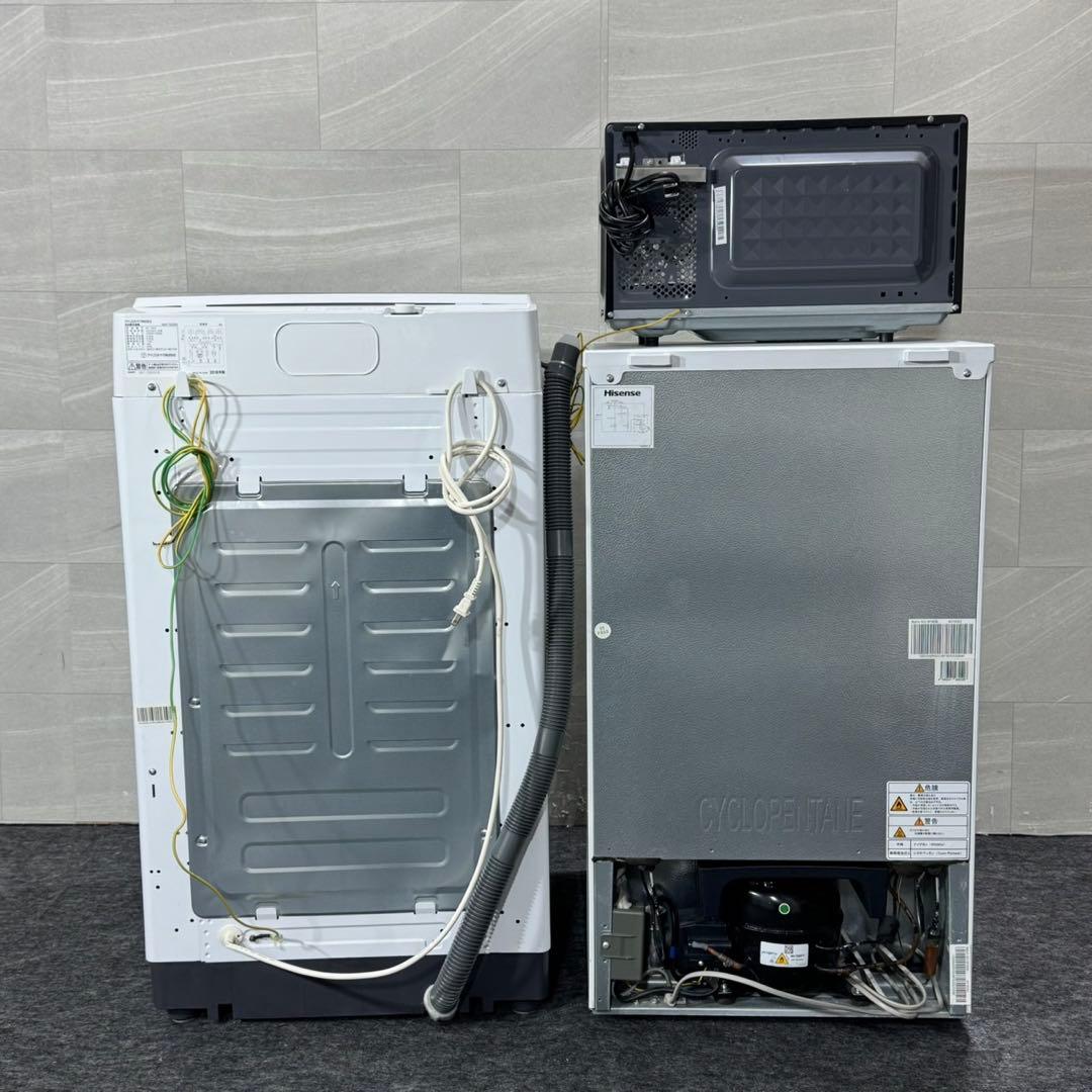 生活家電3点セット 冷蔵庫 洗濯機 電子レンジ 格安 お買い得 d5644