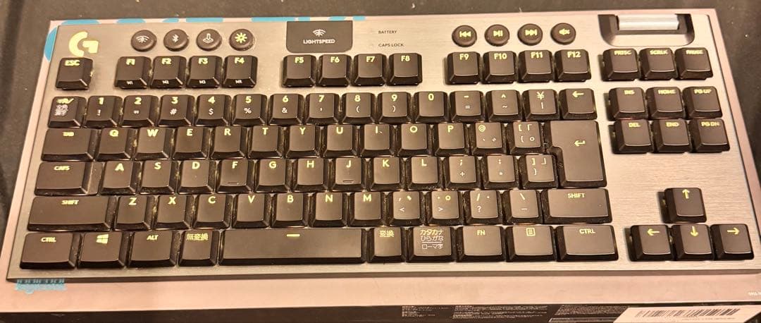 G913TKLLIGHTSPEEDワイヤレスRGBメカニカルゲーミングキーボード