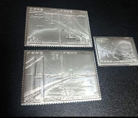 極美品　純銀レリーフ　3枚セット　日本製　限定品