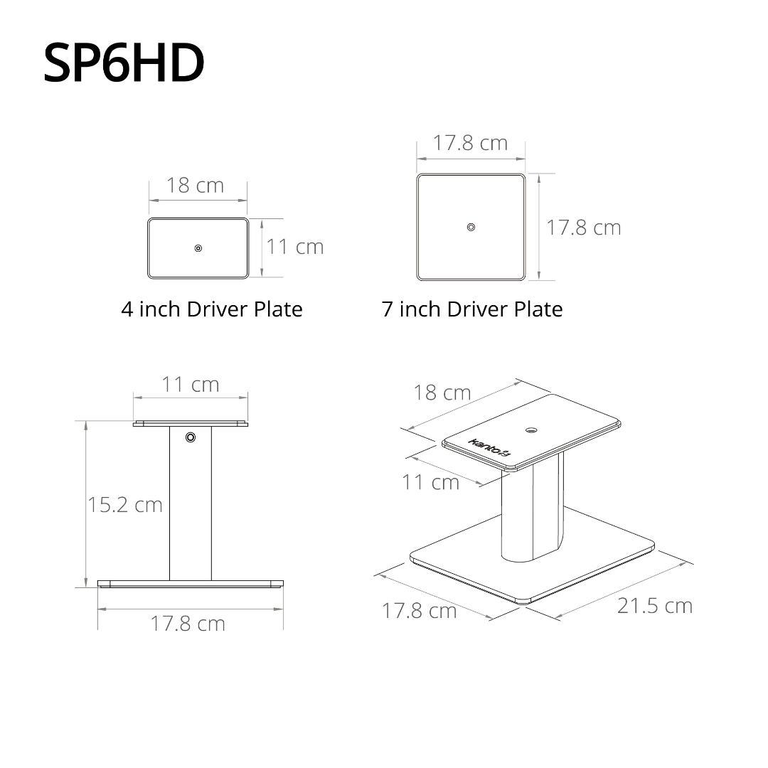 Kanto SP6HDW スピーカースタンド ホワイト