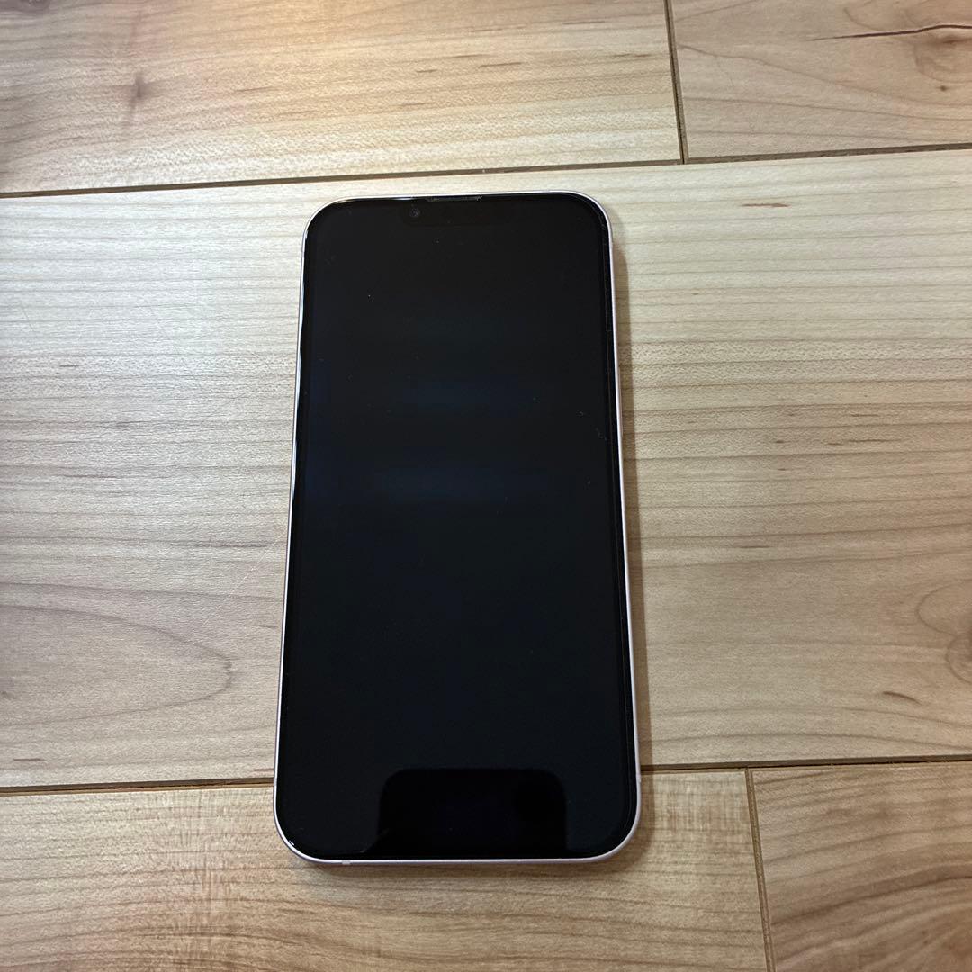 iPhone 13 本体 128GB ピンク カメラ割れあり バッテリー99%