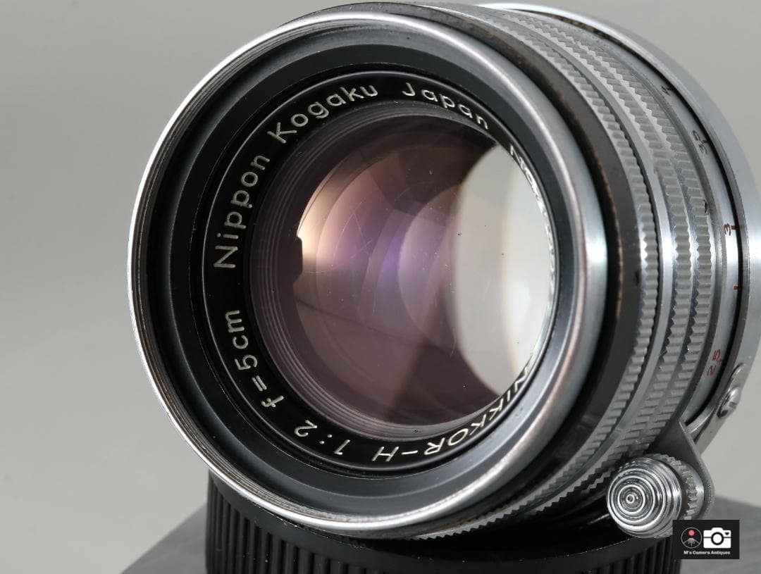 実用良品Nikkor H 5ｃm F/2 黒帯ライカＬ３９レンズ整備済