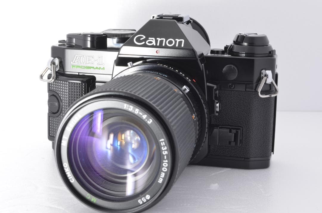 【完動☆美品】Canon キャノン AE-1 PROGRAM フィルムカメラ