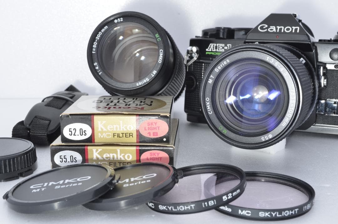 【完動☆美品】Canon キャノン AE-1 PROGRAM フィルムカメラ