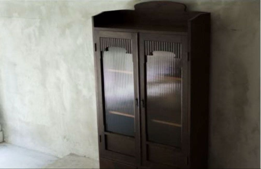 ◻️古道具 ◻️モール硝子収納棚
