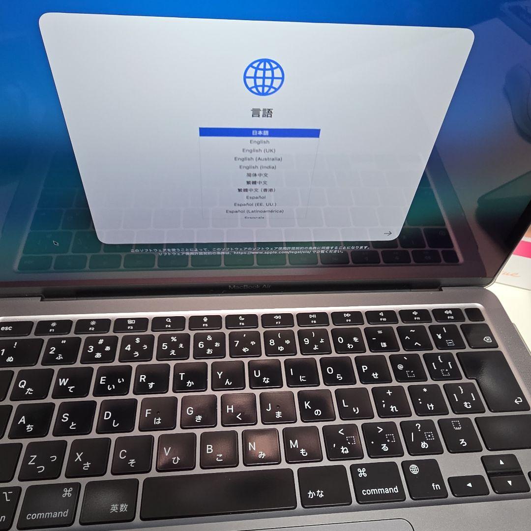 MacBook Air M1 2020 メモリ16GB SSD 512GB