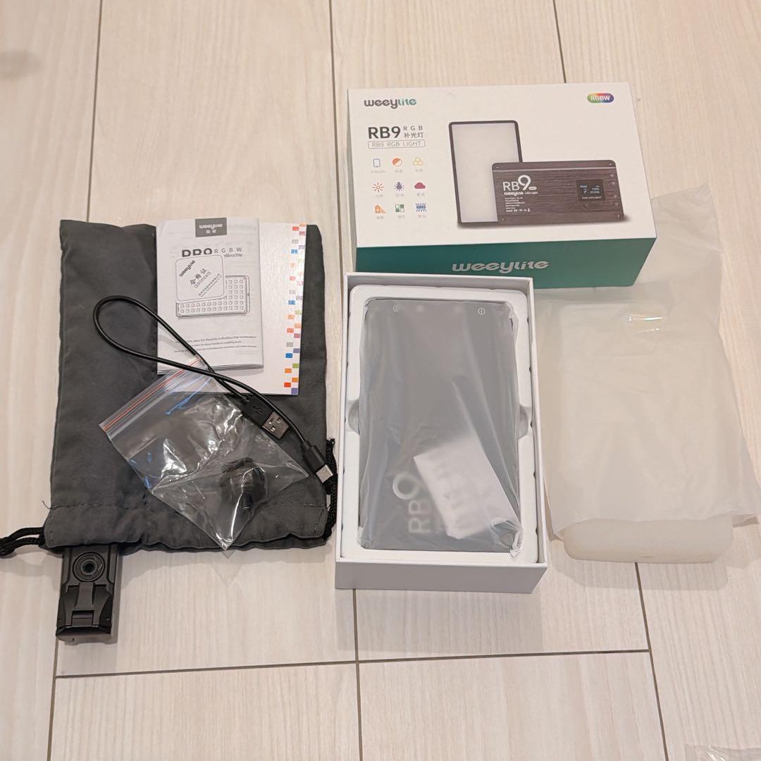 【週末SALE】weeylite RGB LEDライト色29種Type-C充電