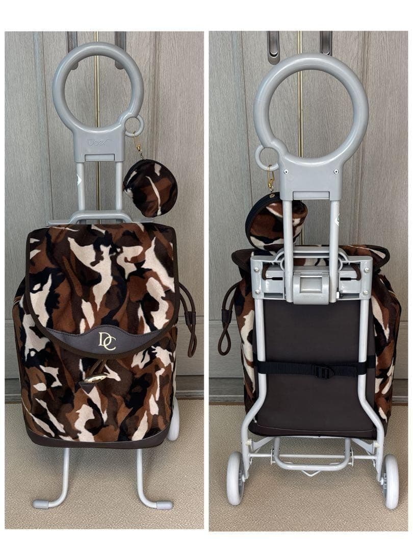 値引き決行！美品 保管品　ユーバ産業　２輪式　キャリーバッグ　ショッピングカート