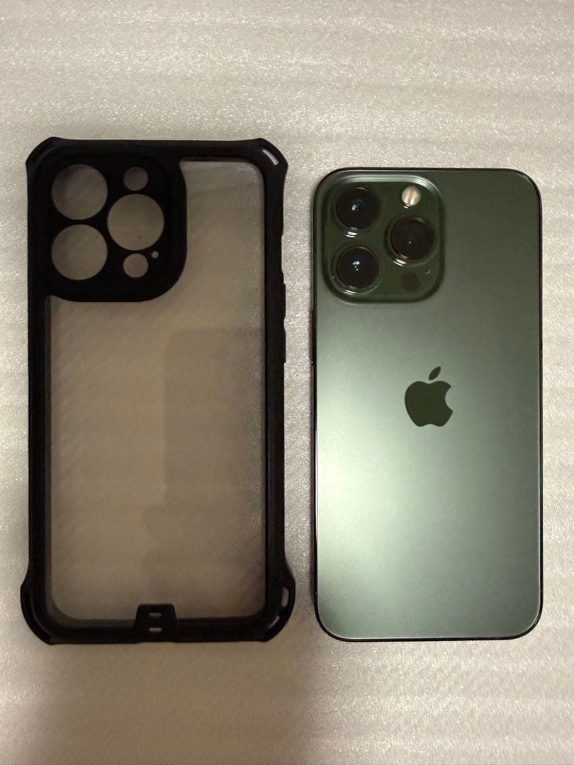 【SIMフリー】iPhone13pro 256GB アルパイングリーン　極美品