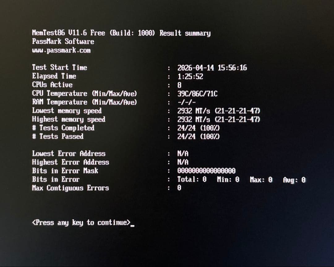 SKHYNIX DDR4 3200 ECC 16GBx2枚(計32GB)