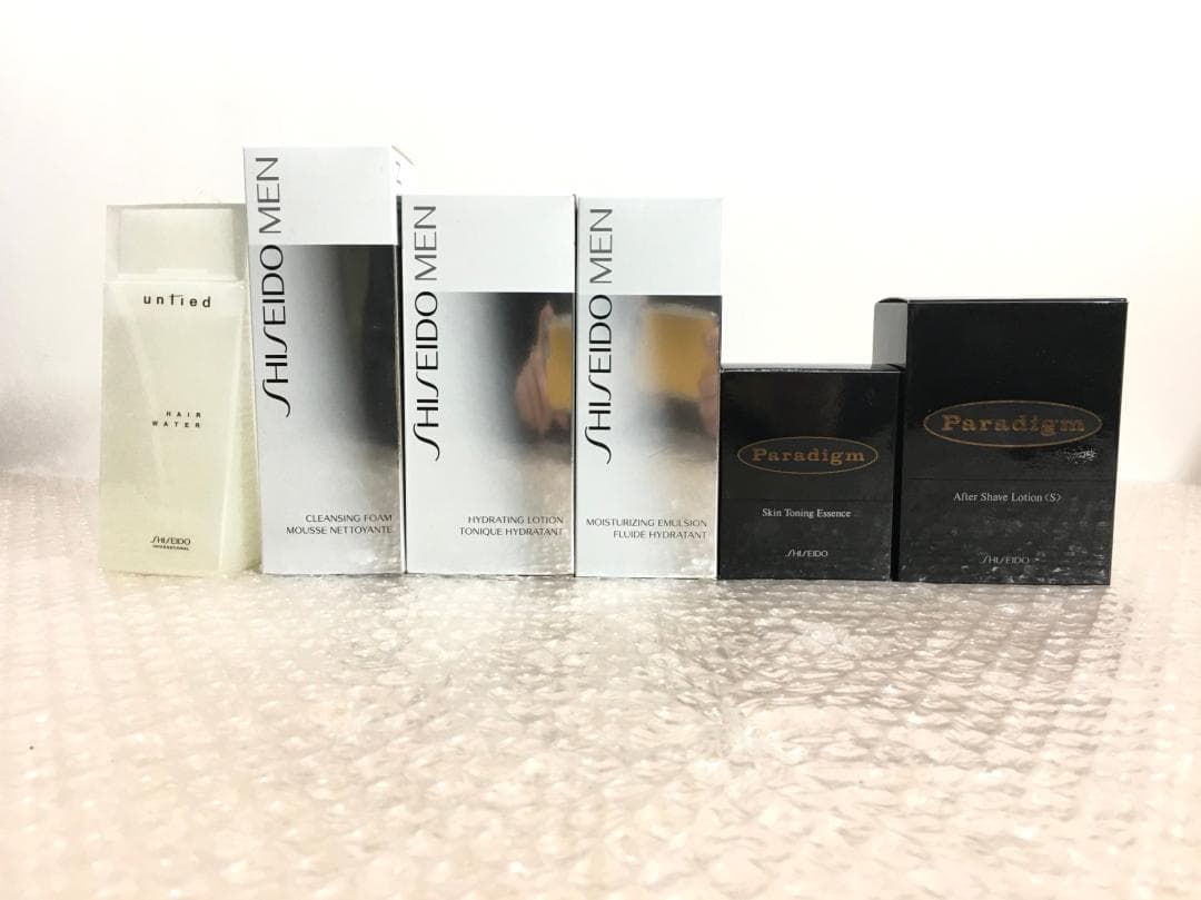 ○新品未開封品 資生堂 男性用 洗顔 化粧水 保湿液 美容液 ローション 整髪料