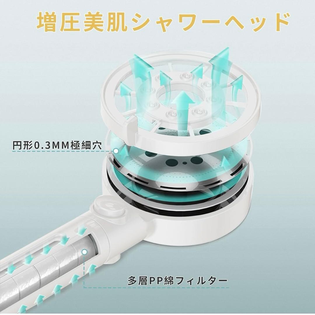○ Baollansa シャワーヘッド ミスト マイクロナノバブル 節水