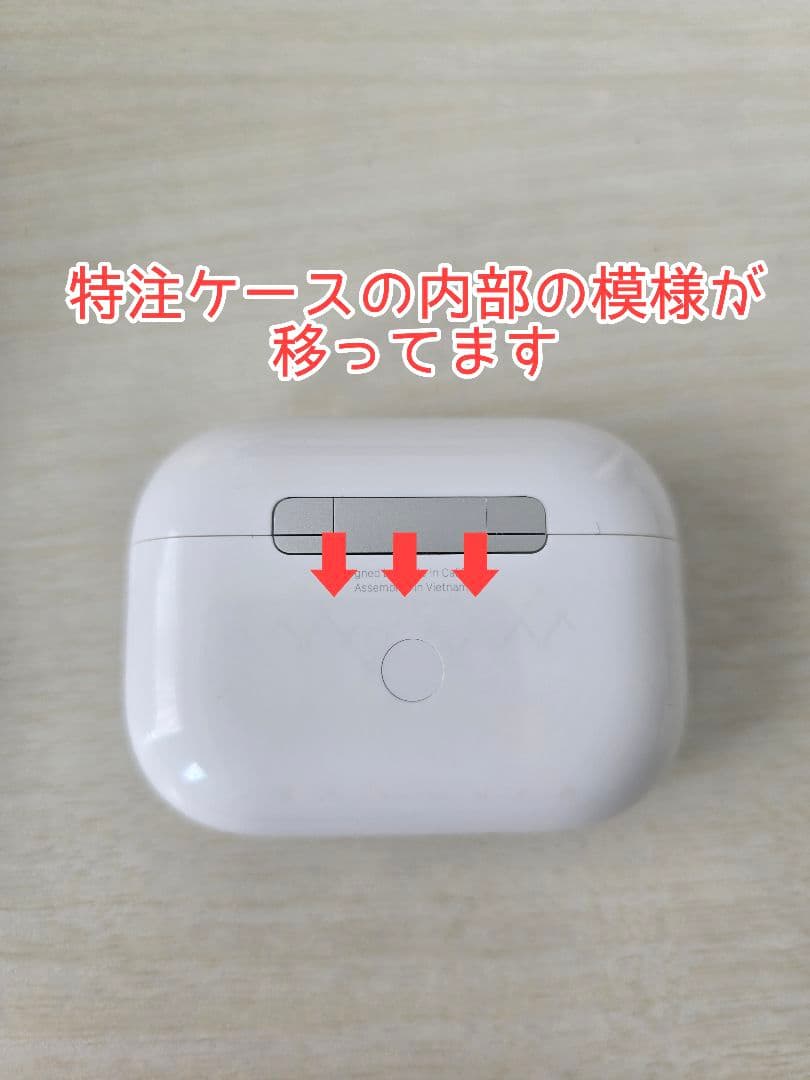 【美品】AirPods Pro 第1世代 本体 付属品あり 特注ケース付き