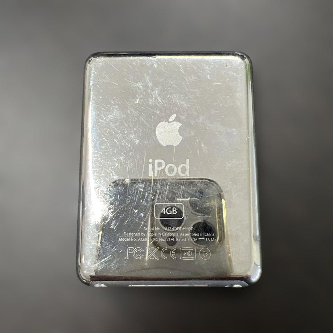 【動作良好】Apple iPod nano 第3世代　4GB【バッテリー良好】