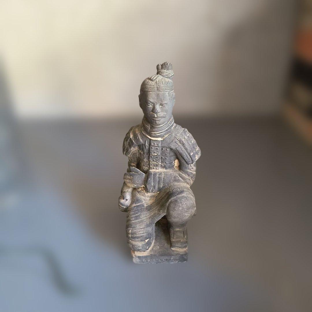 陶器製 兵士像 2体セット