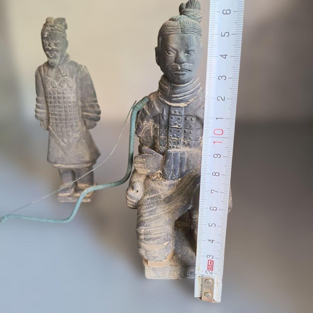 陶器製 兵士像 2体セット