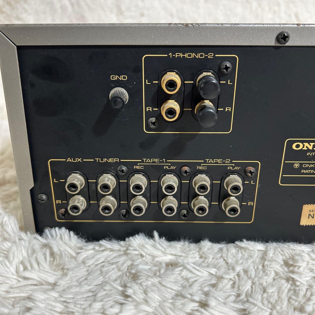 【通電確認済】ONKYO A-819 プリメインアンプ シルバー