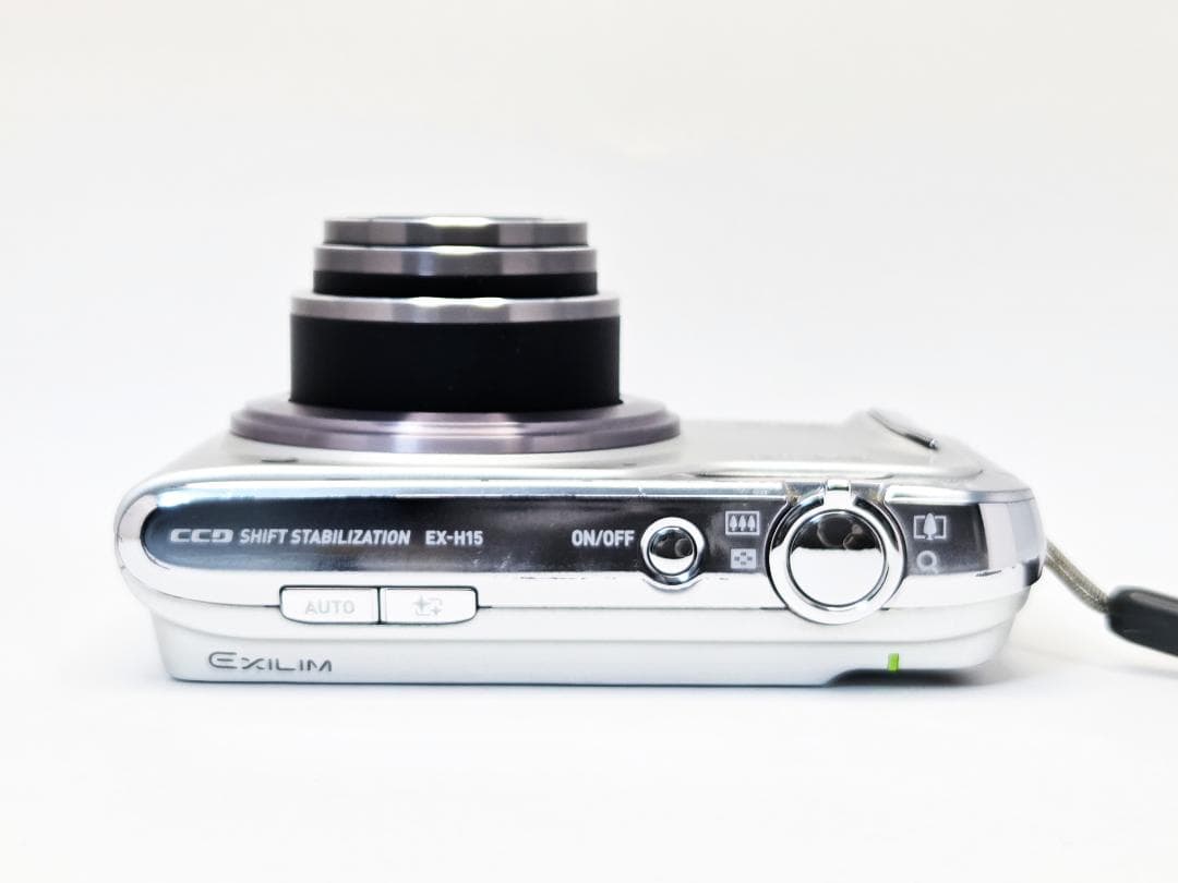カシオ　CASIO EXILIM EX-H15 シルバー《元箱付属・動作確認済》