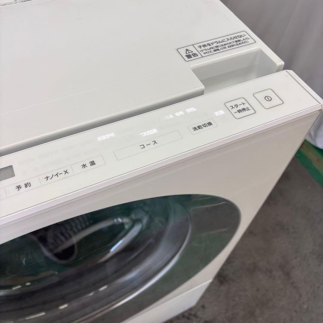 261　パナソニック　ドラム式洗濯機　10キロ　左開き　綺麗　設置無料　安い‼️