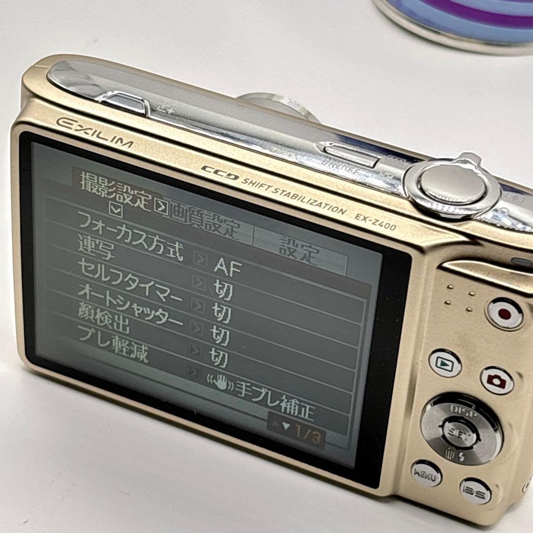 CASIO EXILIM EX-Z400 ゴールド　カシオ　デジカメ　コンデジ