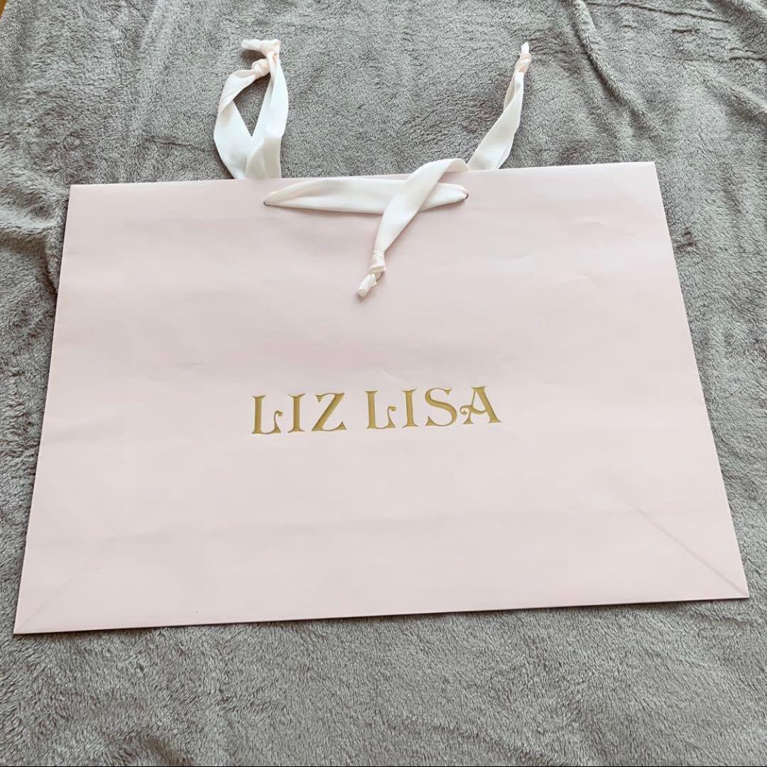 LIZLISA リズリサ ショッパー ショップ袋 紙袋 ピンク 10枚
