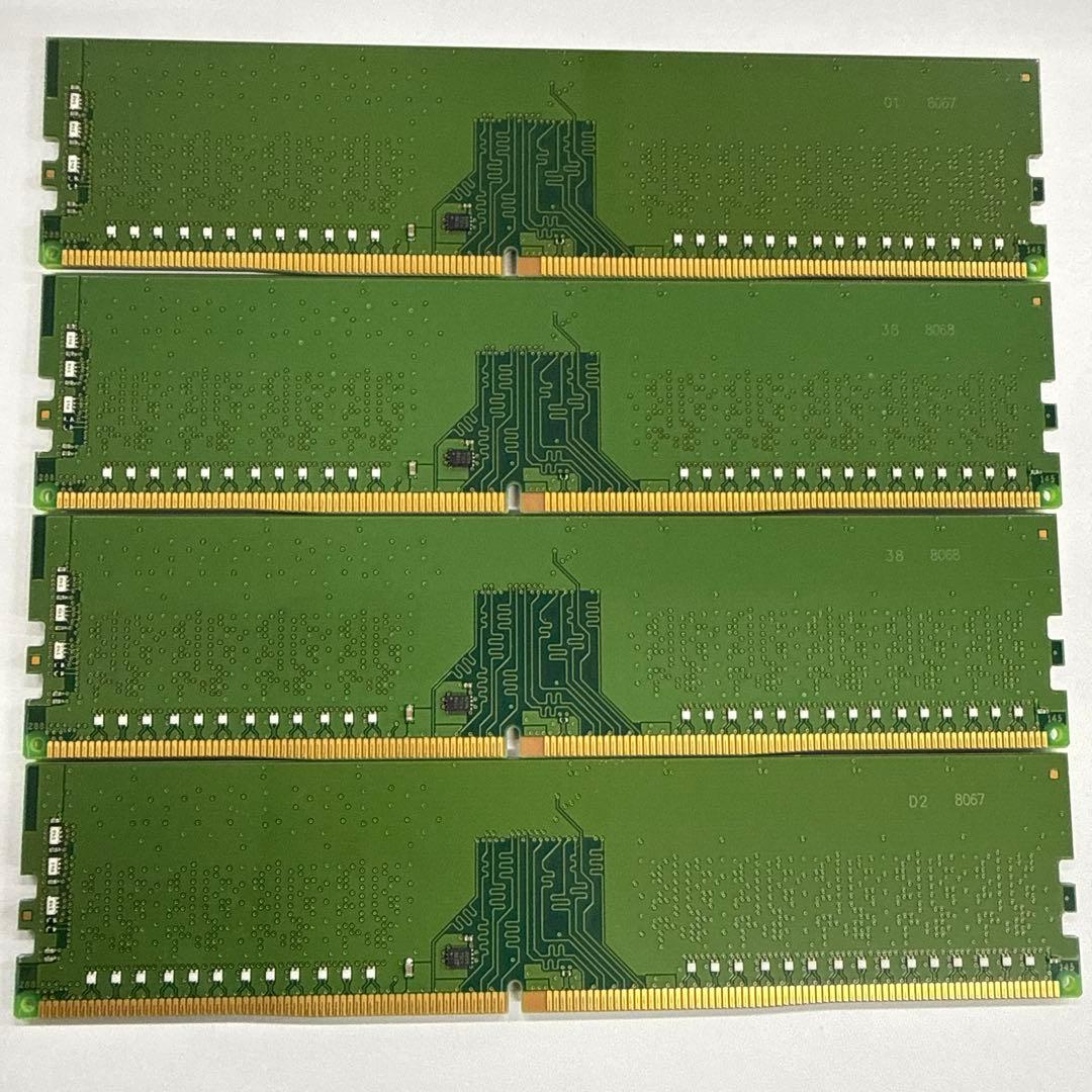 確認済 Kingston DDR4-2666V 1Rx8 x4 32GB ECC