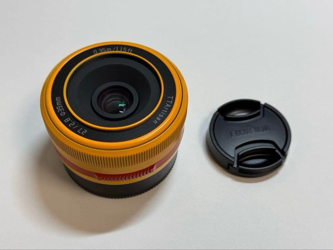 【限定】ttartisan AF 27mm f2.8 限定オレンジ（xマウント）